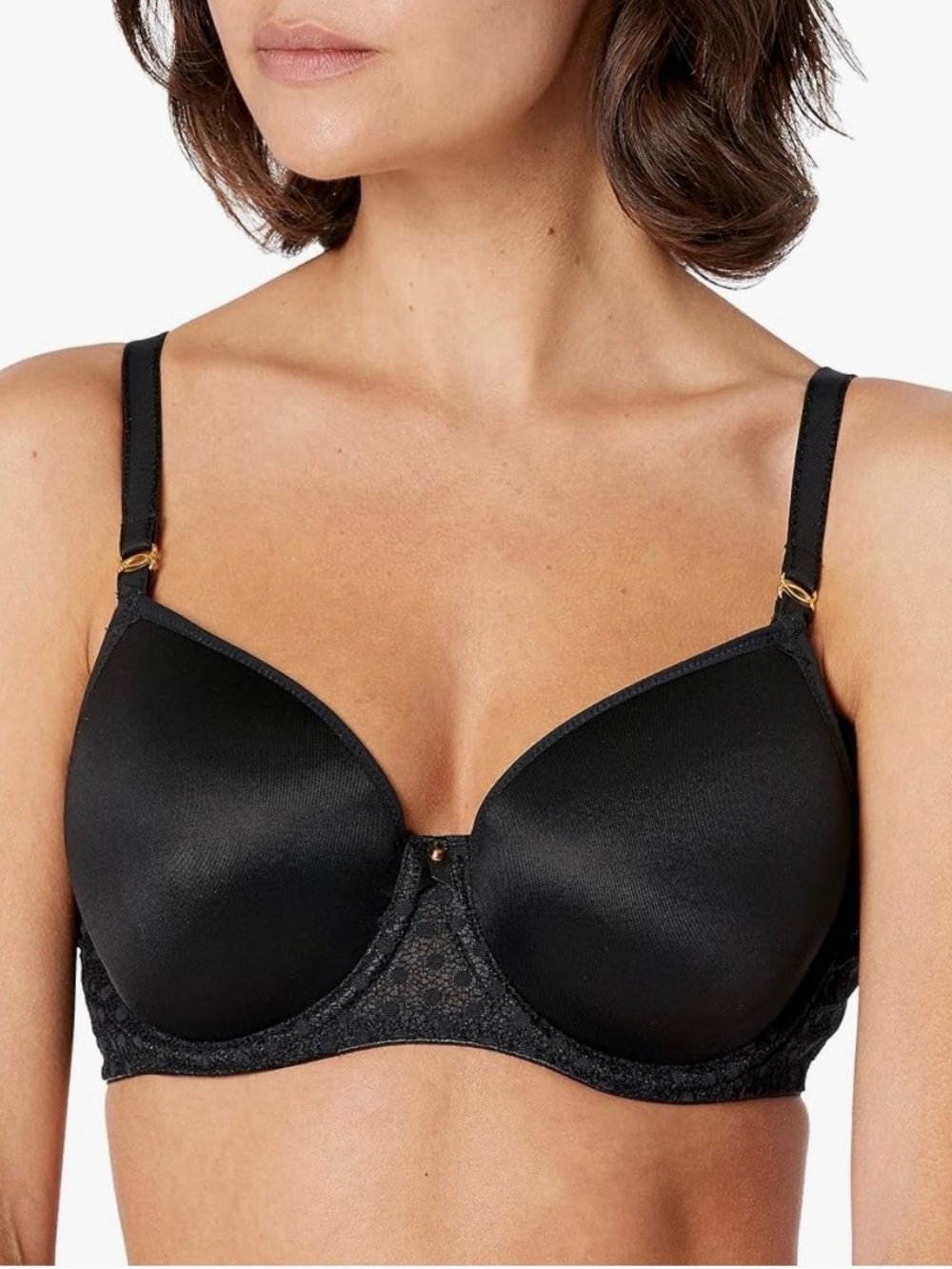 Freya Starlight Underwire Molded T-Shirt Bra Black 36G Style Number AA5200